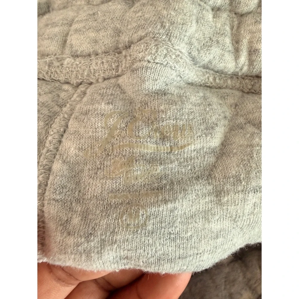 J. Crew Quilted Jogger Sweatpants Heather Gray Men's Casual Basic Medium - Picture 2 of 13
